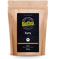Curry fino orgánico molido 250g - suavemene intenso- nach altem indischen Hausrezept - Top-Qualität - ohne…